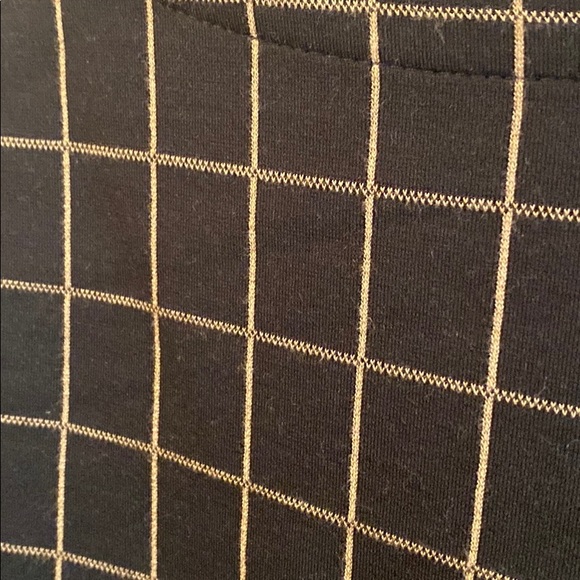 J. Jill Black and Tan square print top - Picture 4 of 8